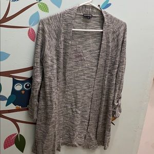 Express gray long sleeve cardigan small ❤️